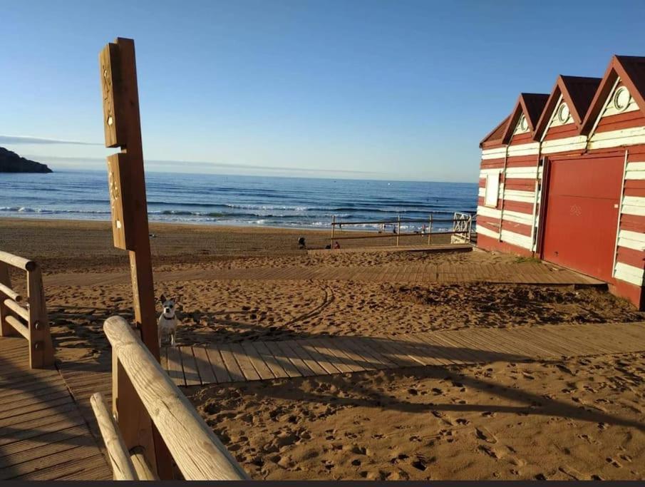 Apartamento Entero Con Desayuno Incluido Y Parking Gratuito, A 3 Km De Playa Con Aire Acondicionado Muskiz Luaran gambar